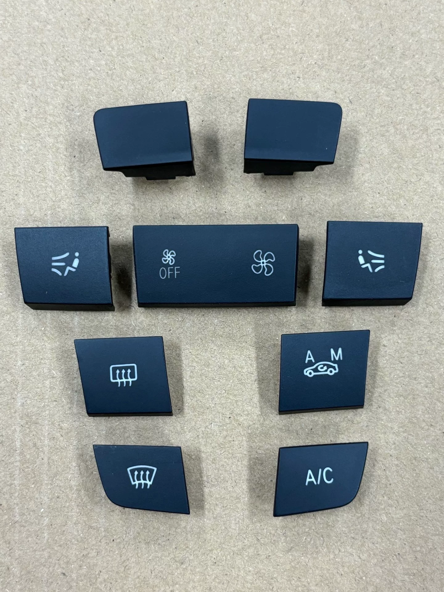BMW F-Series AC Panel Buttons Replacement for 1/2/3/4 Series (F20/F35/F36 etc.)