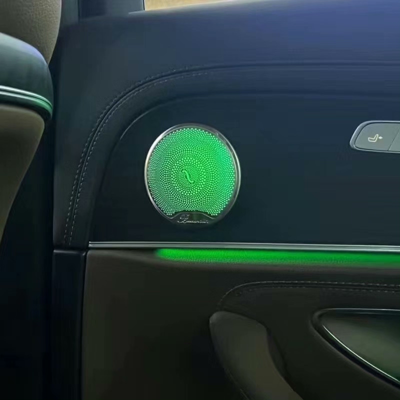 Mercedes E-Class W213 Ambient Light Kit with 4D Rotating Tweeters & Turbo Vents 4-Piece LED Interior Upgrade for W213 (2016–2023)