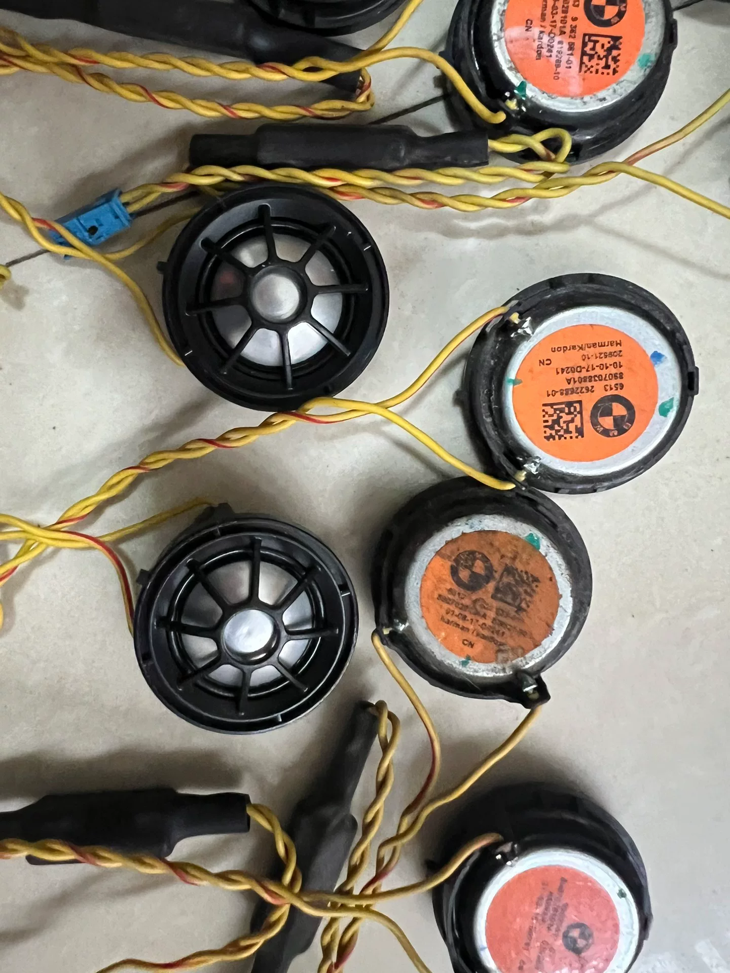 BMW Harman Kardon 1.5-inch Tweeter Original OEM ReplacementWith Bencik Yellow Film Capacitor
