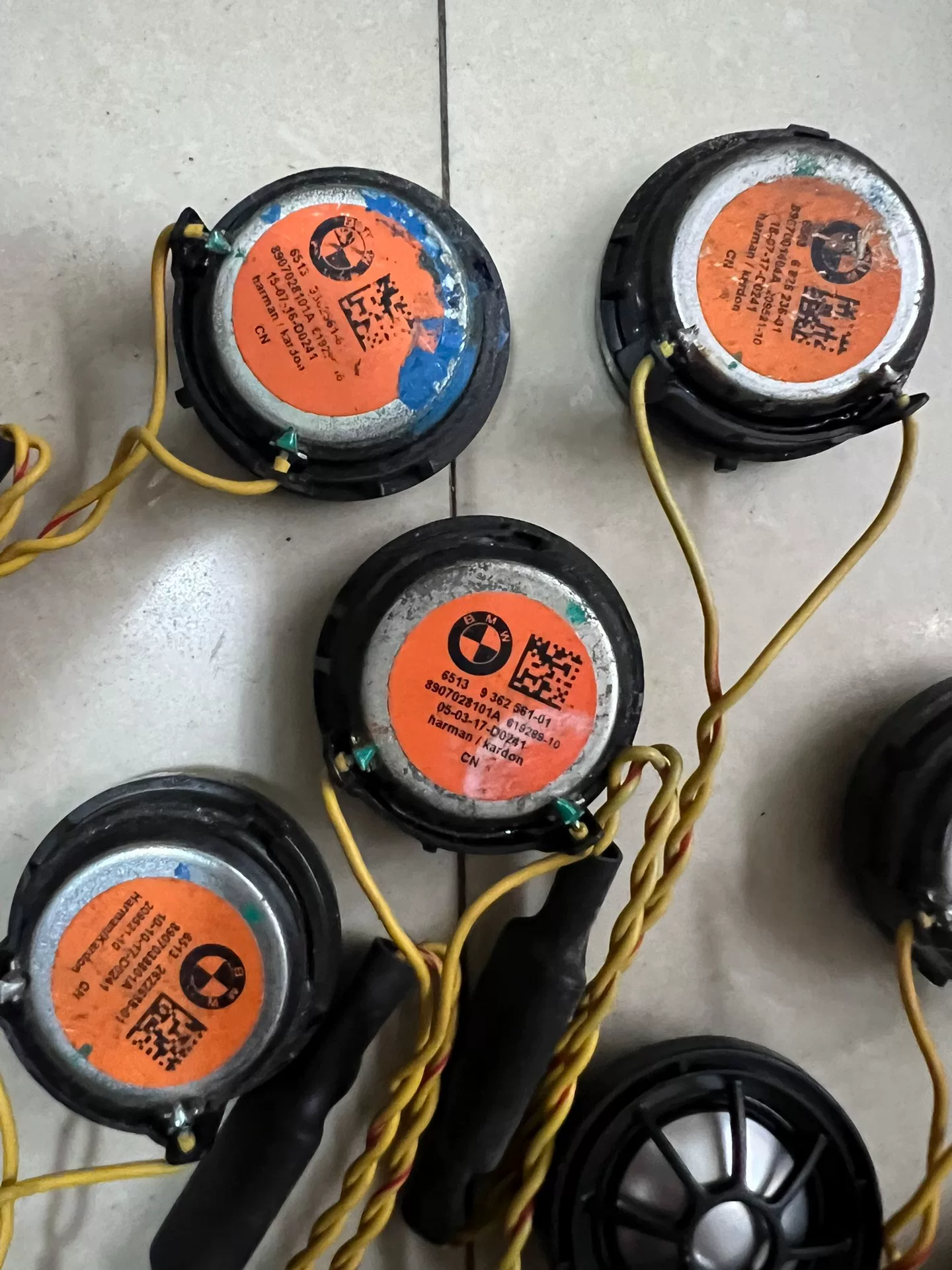 BMW Harman Kardon 1.5-inch Tweeter Original OEM ReplacementWith Bencik Yellow Film Capacitor
