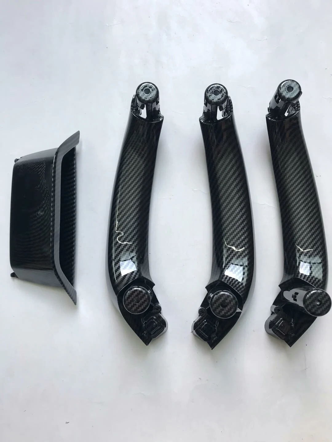 BMW X3 X4 Door Inner Handle Replacement (2010–2017) Carbon Fiber / Black / Beige ABS+PC Interior Pull Handle