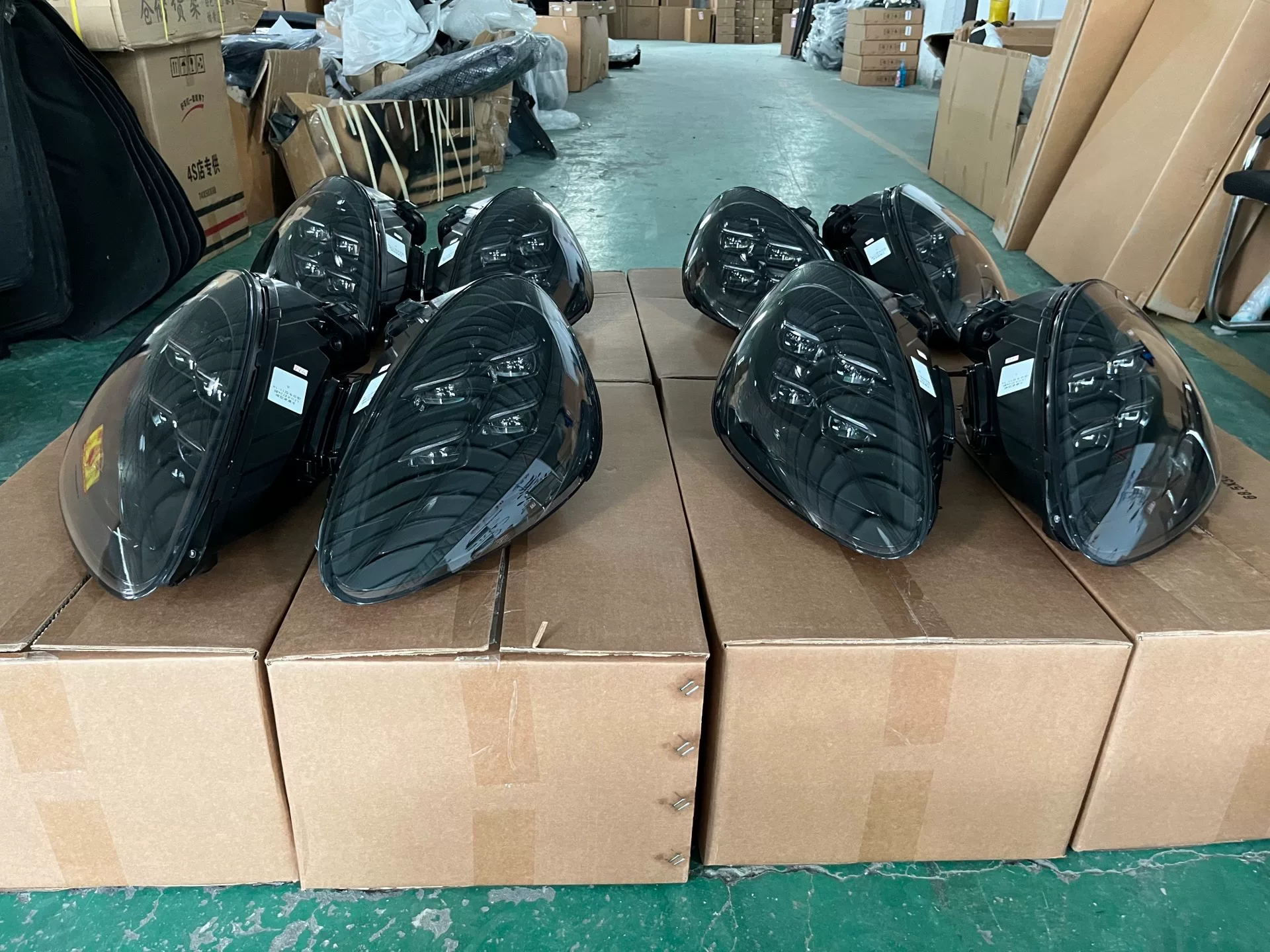Porsche Cayenne 11-14 to 24 Matrix LED Headlights Upgrade