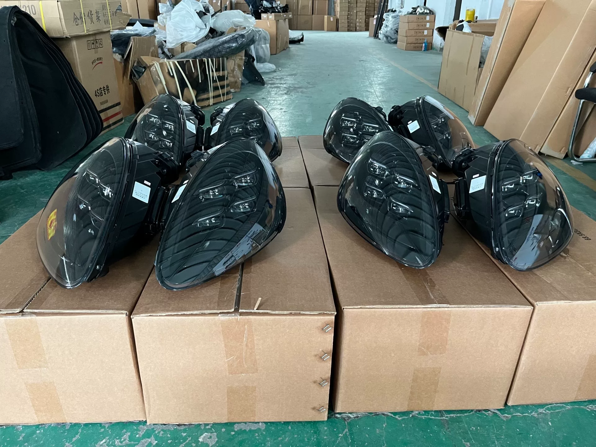 Porsche Cayenne 11-14 to 24 Matrix LED Headlights Upgrade