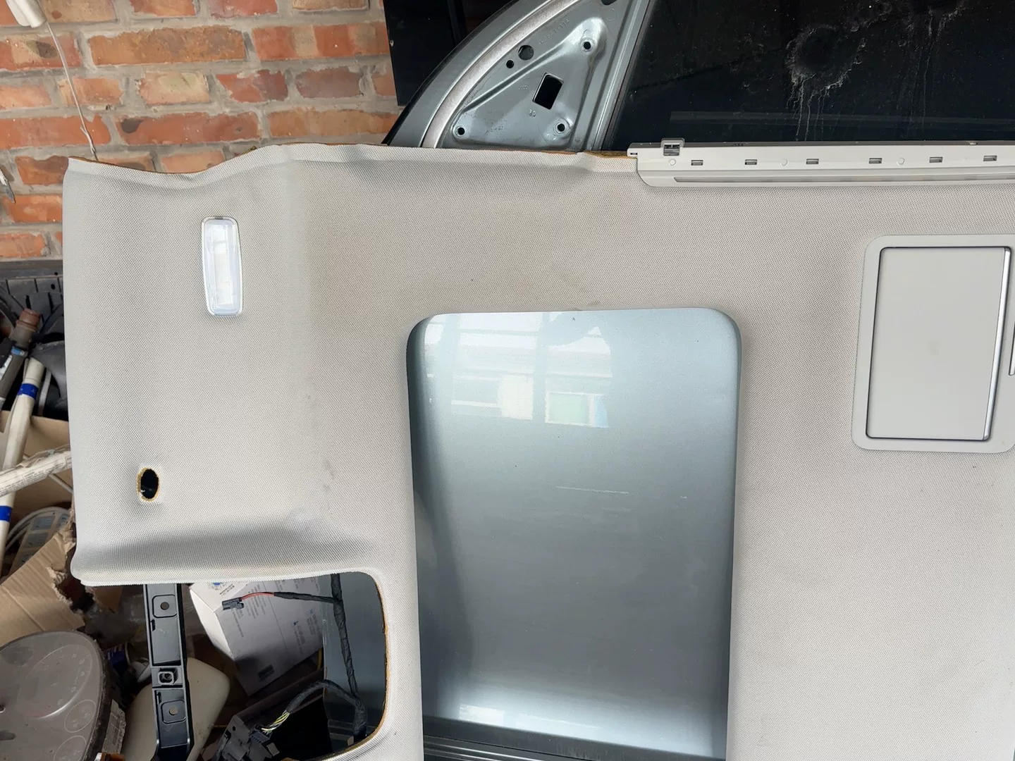 Audi A8L (2011–2017) Headliner in Grey Alcantara OEM Used Replacement Interior Roof Liner
