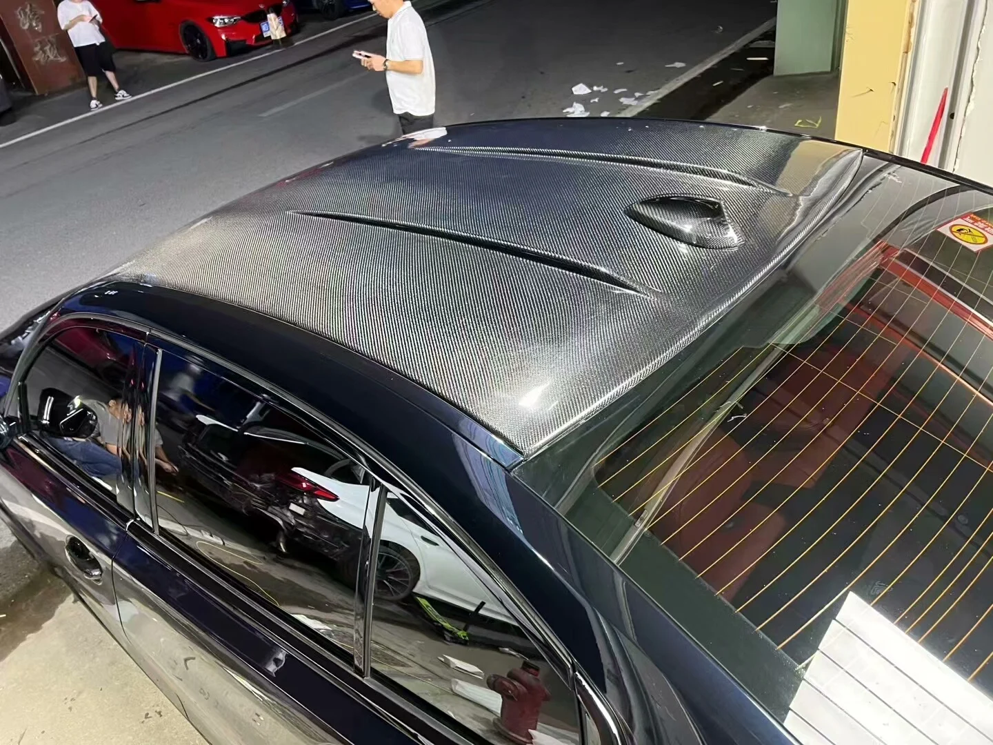 BMW 3 Series, 4 Series, 5 Series Carbon Fiber Roof Replacement Compatible with F30/F35/G20/G28/F32/G22/G30/G38