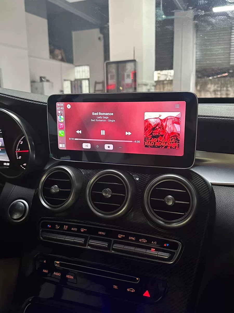 Mercedes-Benz Linux Infotainment System Upgrade Screen for C200L, GLC, CLA, GLA, GLK300, E260, A-Class