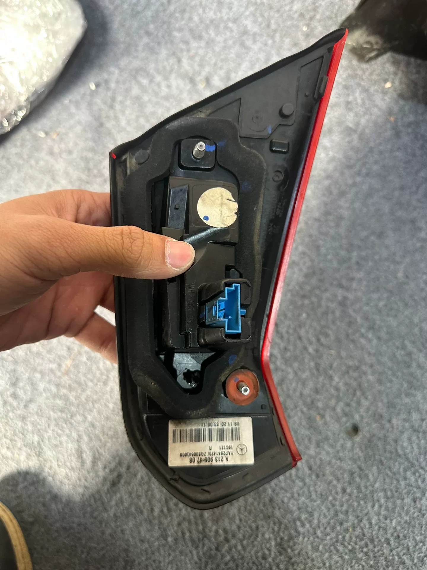 Luzes traseiras para Mercedes-Benz Classe E 21–23, conjunto de luzes traseiras LED esquerda/direita, peças de reposição originais para E260L e E300L