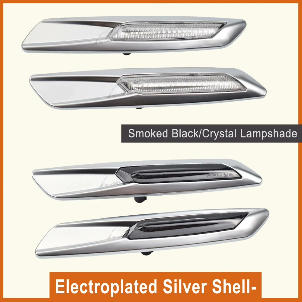 BMW E81/E82/E87/E88/E90/E91/E92/E93/E60/E60/E61/X1/X3/E46 Folhas LED luz de direção de corrente