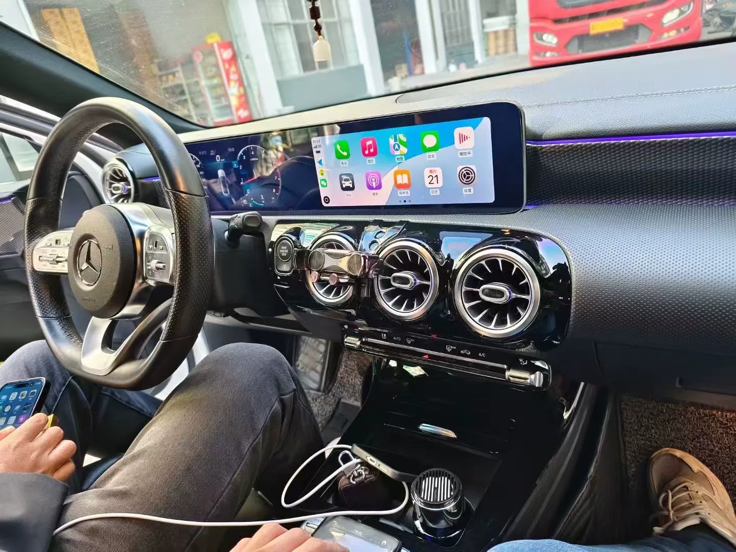 Mercedes-Benz NTG5.5/6 Wireless CarPlay Module Dedicated Non-Destructive Upgrade All-in-One Device Compatible with HiCar/CarLife