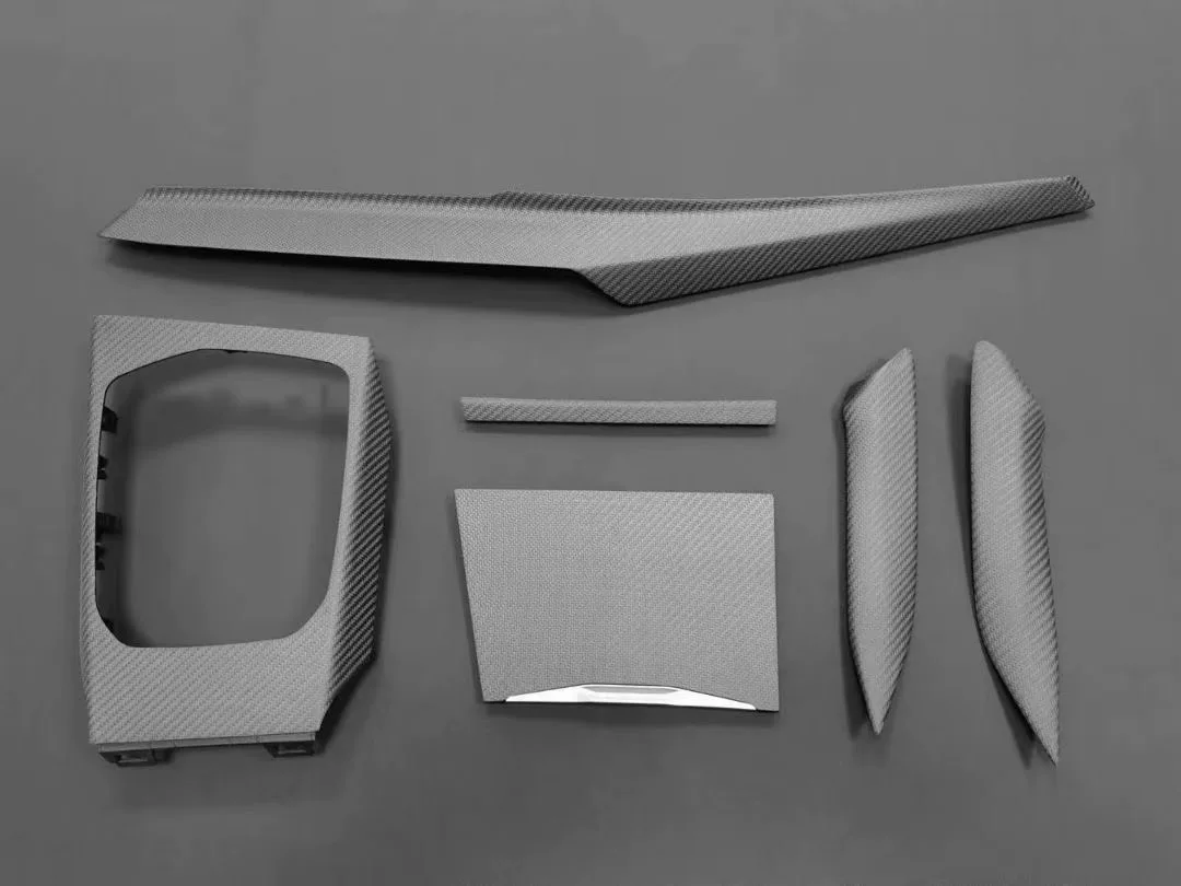 BMW i3/i4 Carbon Fiber Interior Kit 6-Piece Kit with Non-Destructive Installation Made from Toray Carbon Fiber