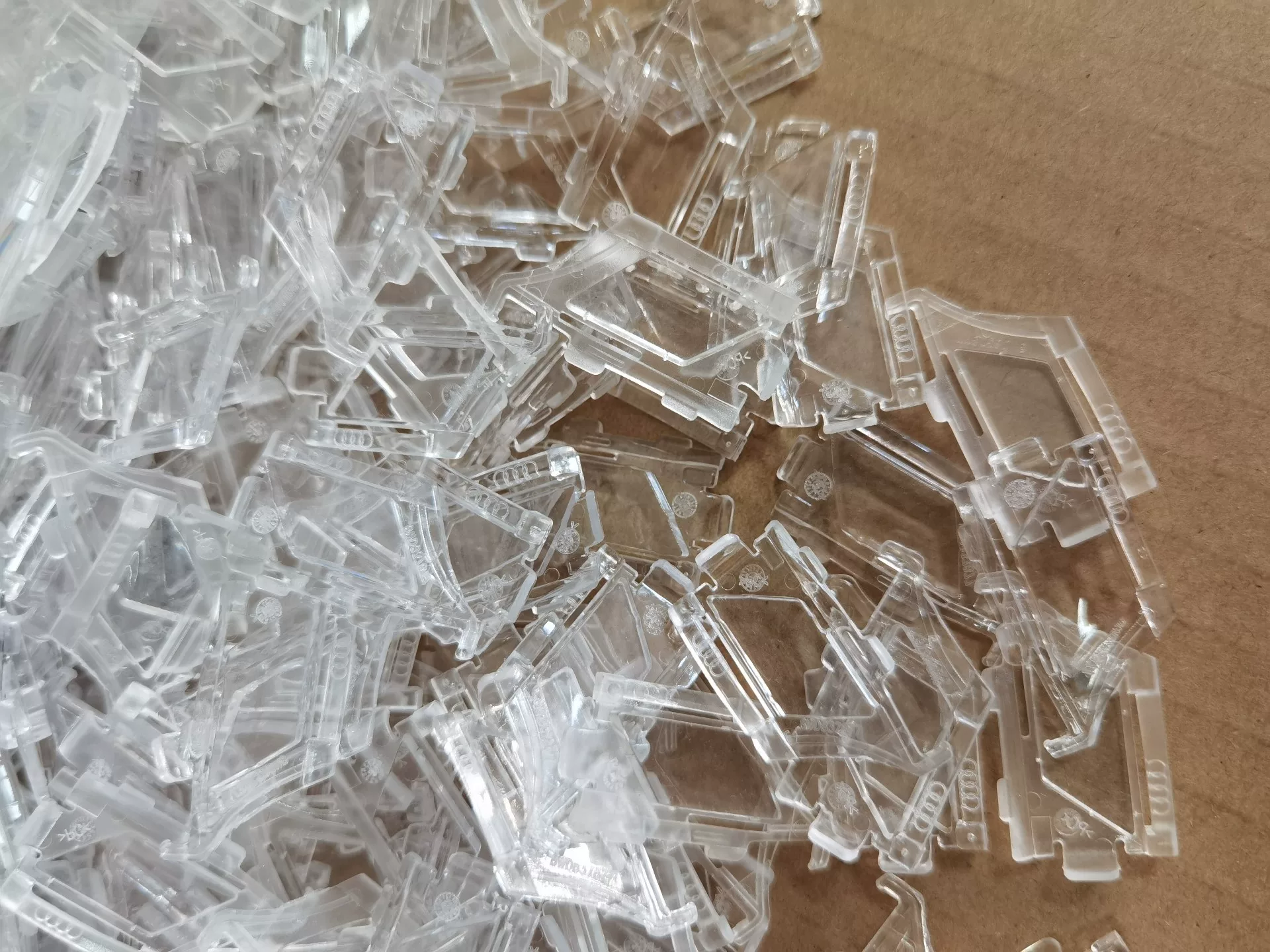 Audi A4 A5 Q5 Door Handle Light CoverOEM Door Pull Lamp Lens CapTransparent Interior Ambient Light Trim