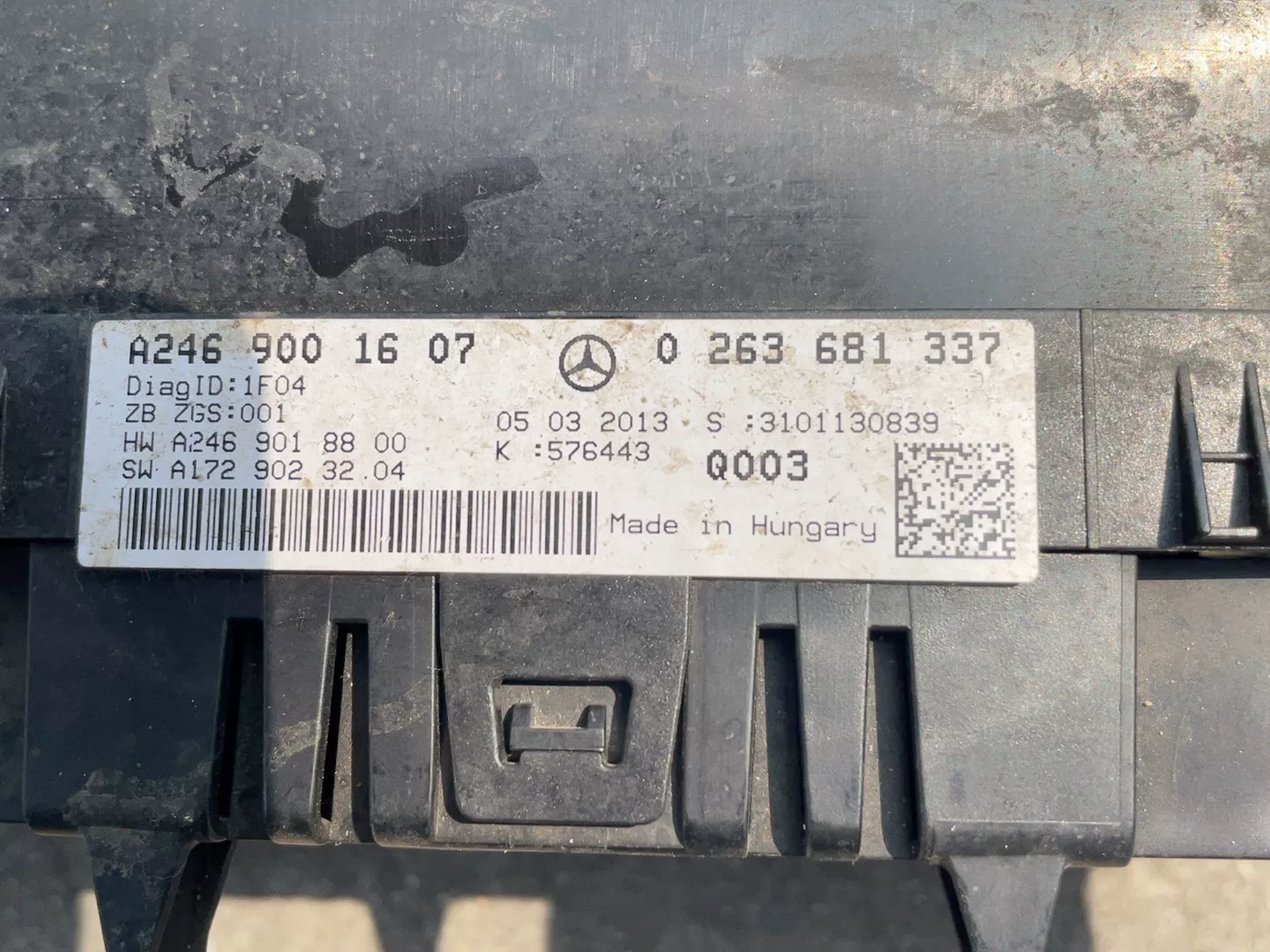Mercedes-Benz 246 Instrument Cluster Mercedes-Benz 176 Instrument Cluster Mercedes-Benz B-Class Instrument Assembly Mercedes-Benz B180 Instrument Cluster Mercedes-Benz B200 Digital