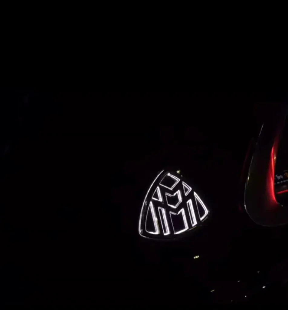 Mercedes-Benz S-Class W223 Maybach Rear Fender Illuminated Logo Genuine OEM Illuminated Maybach Emblem