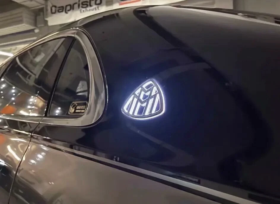 Mercedes-Benz S-Class W223 Maybach Rear Fender Illuminated Logo Genuine OEM Illuminated Maybach Emblem