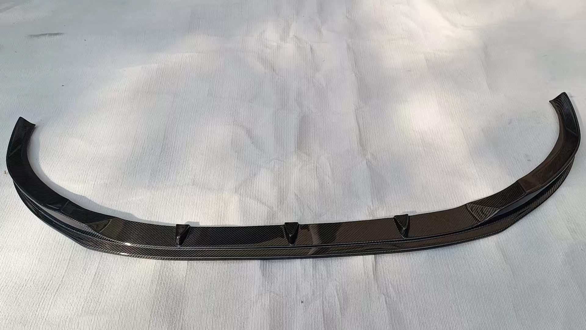 Audi A4L B9 Carbon Fiber Front Lip Spoiler (S4 Compatible)