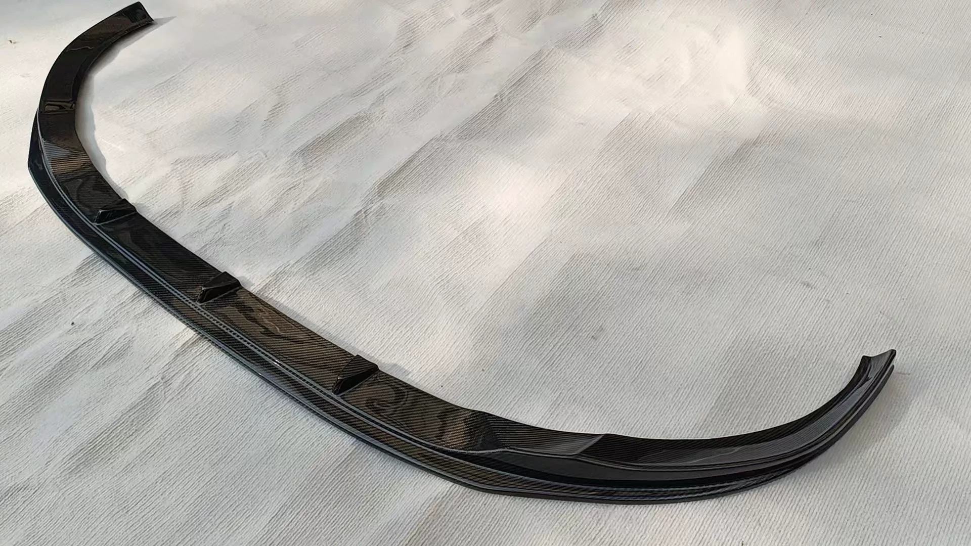 Audi A4L B9 Carbon Fiber Front Lip Spoiler (S4 Compatible)