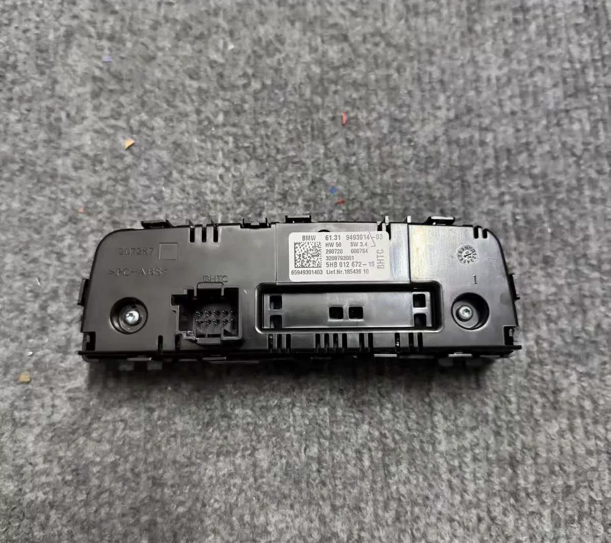 BMW Rear AC Control Panel 9493014-03 OEM Used for BMW E60, E61, E63, E64, E70, E83, E84
