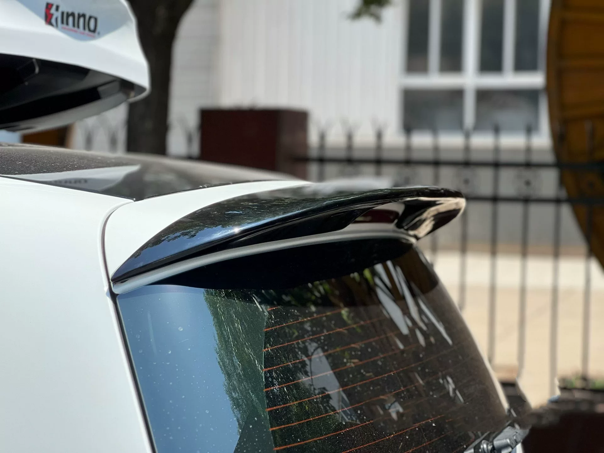 Mercedes-Benz R350 Carbon Fiber Rear Spoiler (OEM Fit, No-Drill Adhesive Mount)