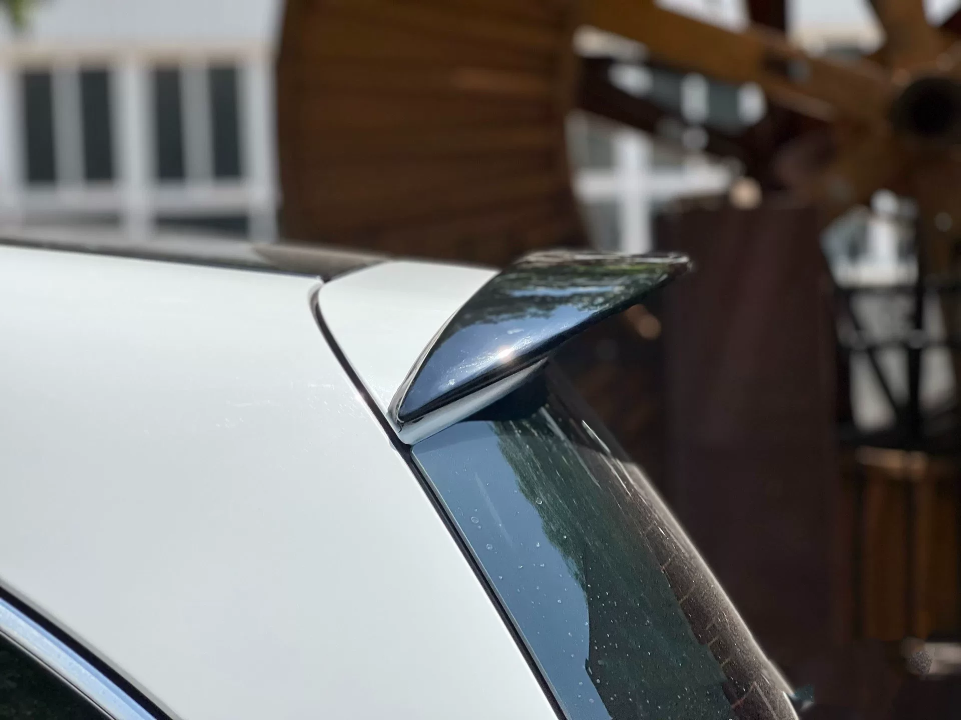 Mercedes-Benz R350 Carbon Fiber Rear Spoiler (OEM Fit, No-Drill Adhesive Mount)