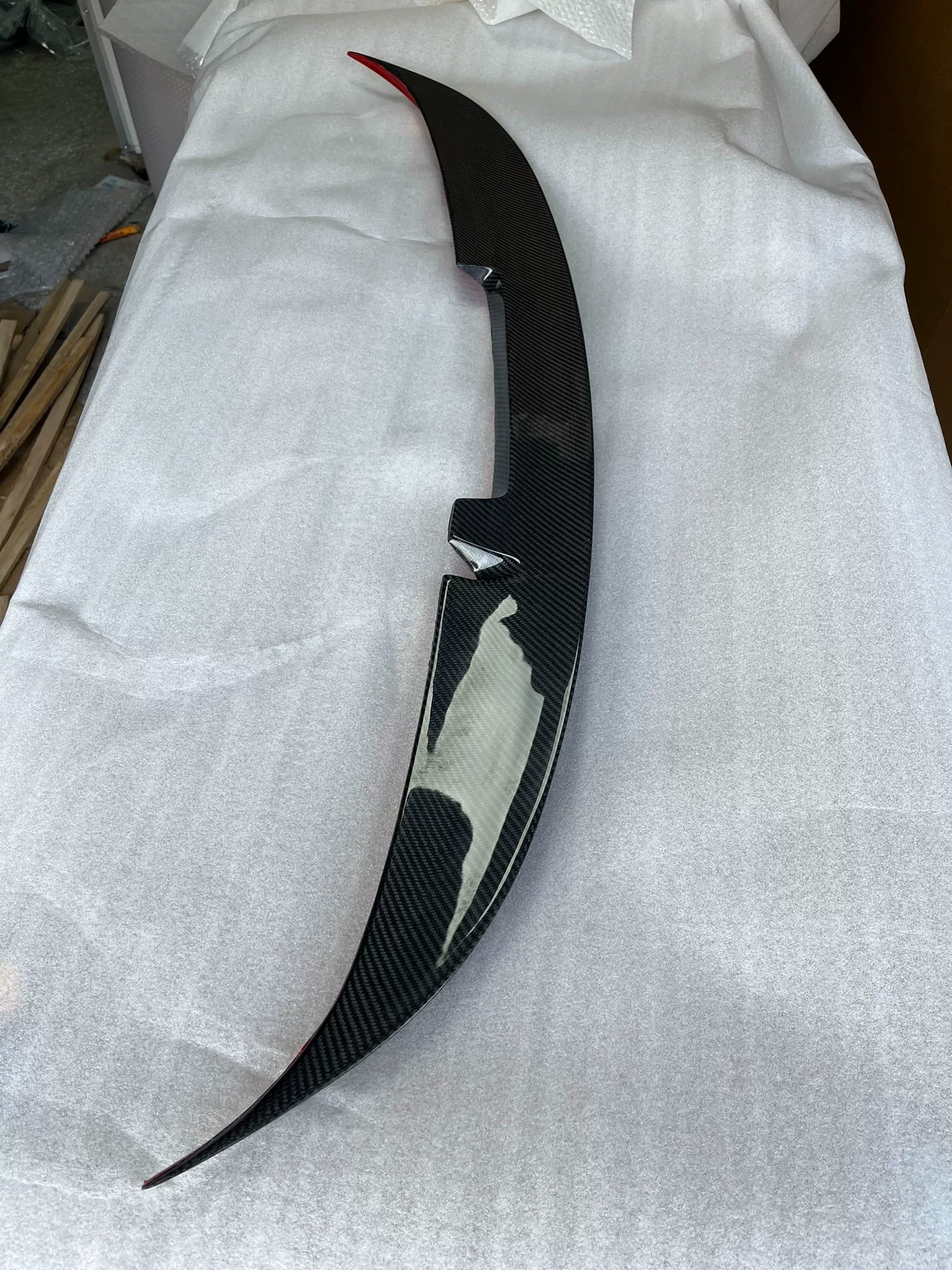 Mercedes-Benz R350 Carbon Fiber Rear Spoiler (OEM Fit, No-Drill Adhesive Mount)