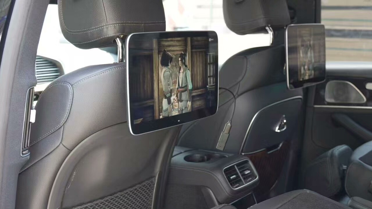 14-inch Mercedes-Benz Dedicated Rear-Seat Entertainment System Plug‑in Car DVD Player Supports Touch Control, Screen Mirroring, Live Streaming, and Bluetooth