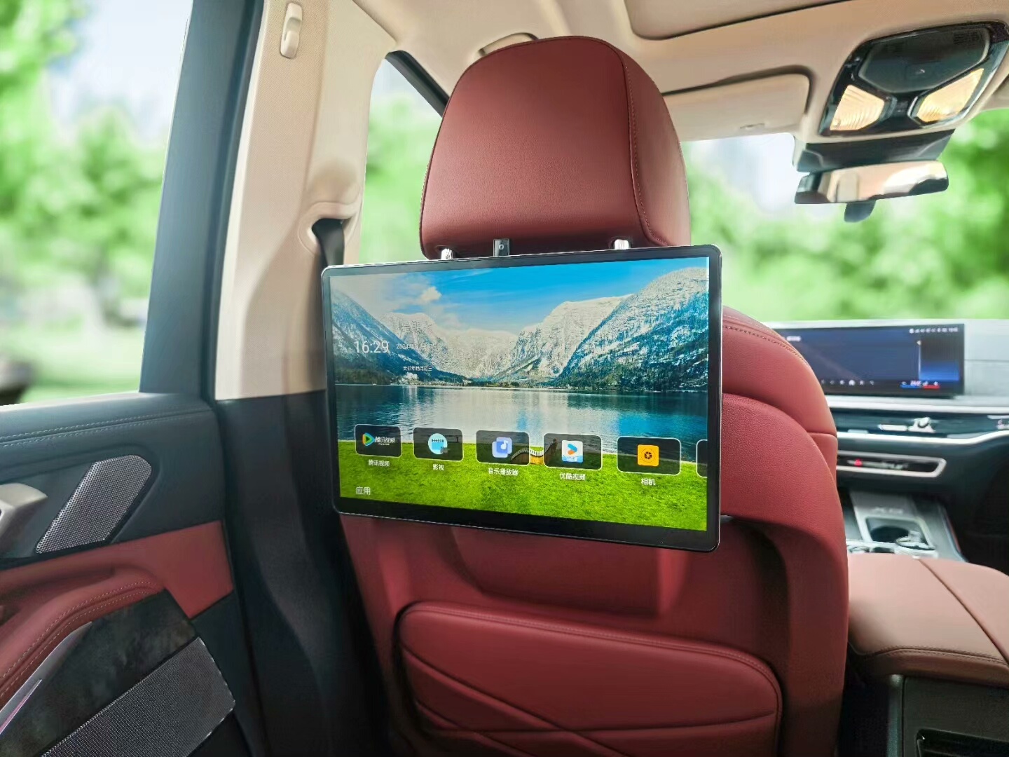 13.3-inch BMW-specific rear-seat entertainment system — plug‑in in-car Android display (compatible with X5/X7/5 Series/iX)