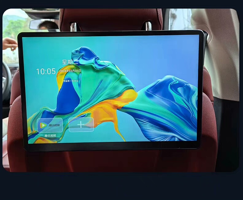 13.3-inch BMW-specific rear-seat entertainment system — plug‑in in-car Android display (compatible with X5/X7/5 Series/iX)