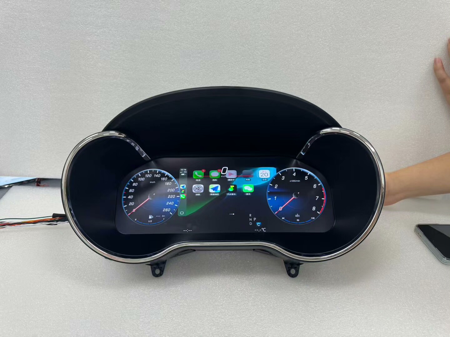 Mercedes-Benz C-Class GLC Full-LCD Instrument Cluster Upgrade Kit Supports Apple CarPlay Factory‑compatible