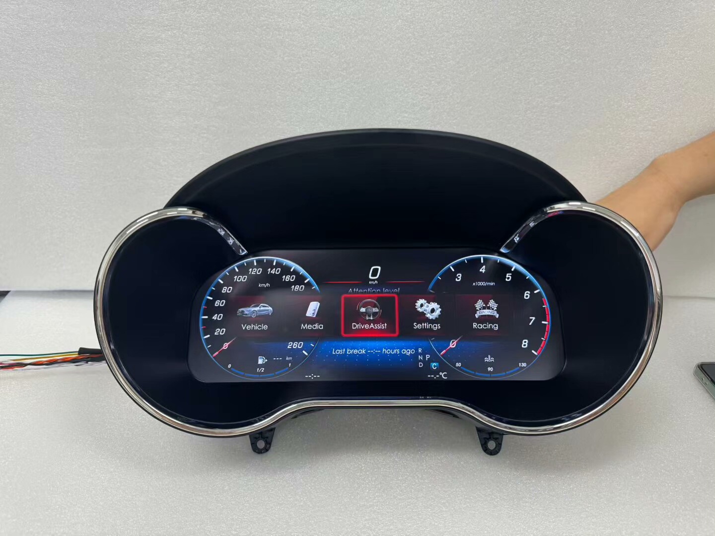 Mercedes-Benz C-Class GLC Full-LCD Instrument Cluster Upgrade Kit Supports Apple CarPlay Factory‑compatible