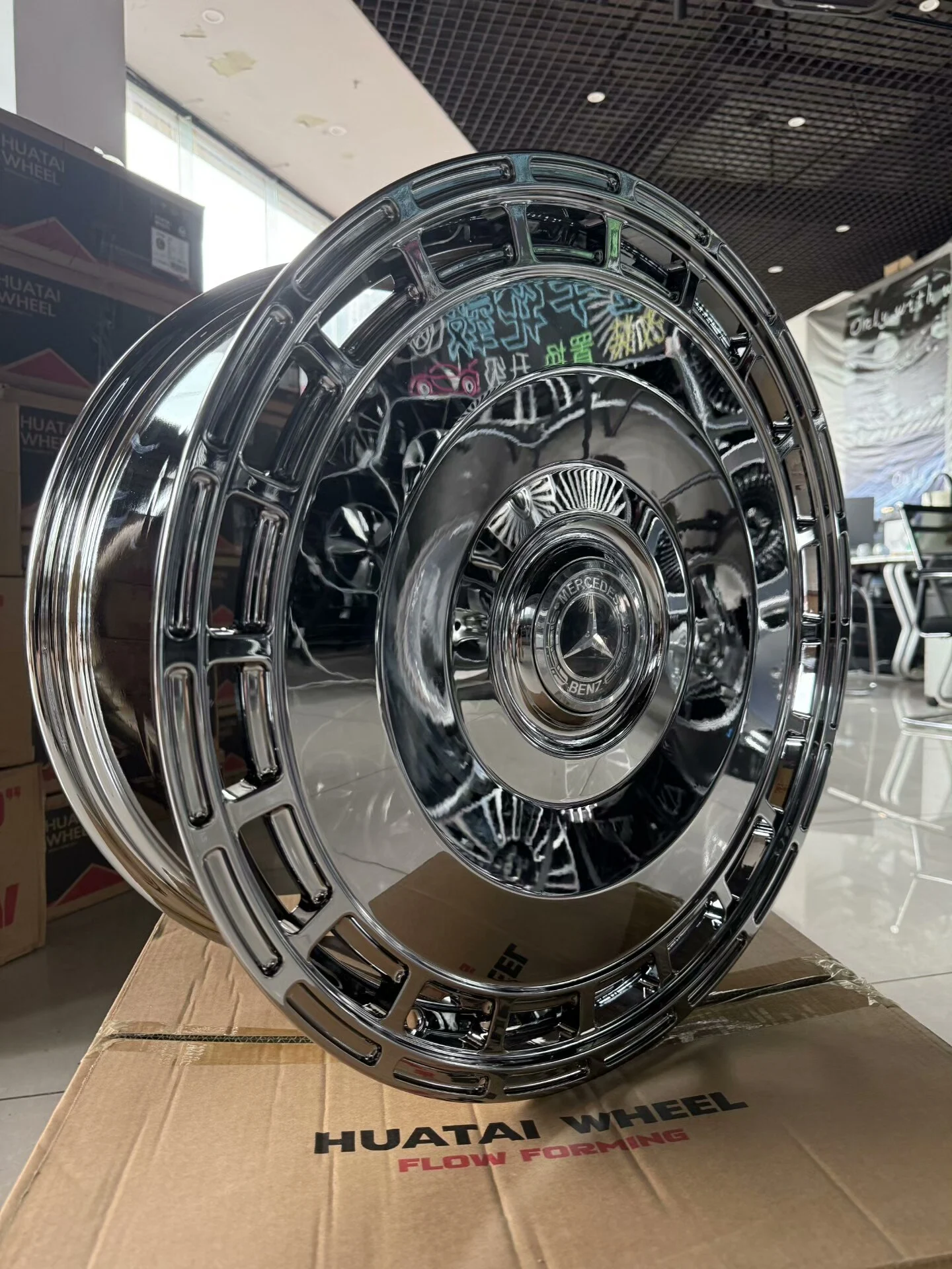 Mercedes-Benz Forged Alloy Wheels with Chrome Finish Custom Fit for Mercedes Models 25-Day Production Lead Time