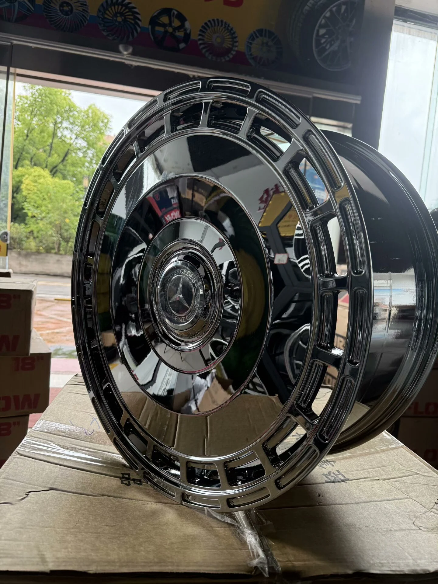 Mercedes-Benz Forged Alloy Wheels with Chrome Finish Custom Fit for Mercedes Models 25-Day Production Lead Time