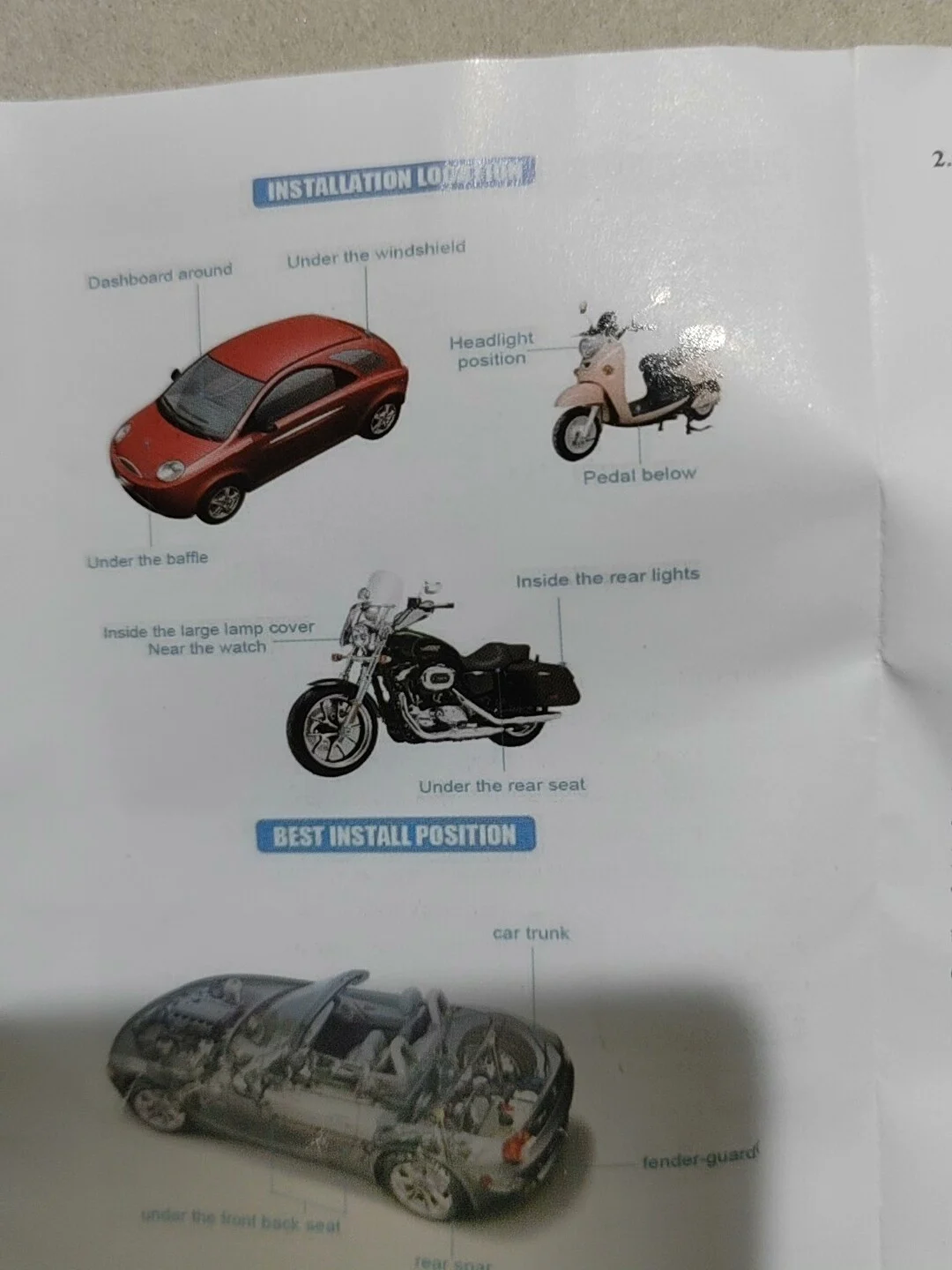 GPS Vehicle Tracker with Wiring Diagram & Installation Guide for Cars, Motorcycles, E-bikes