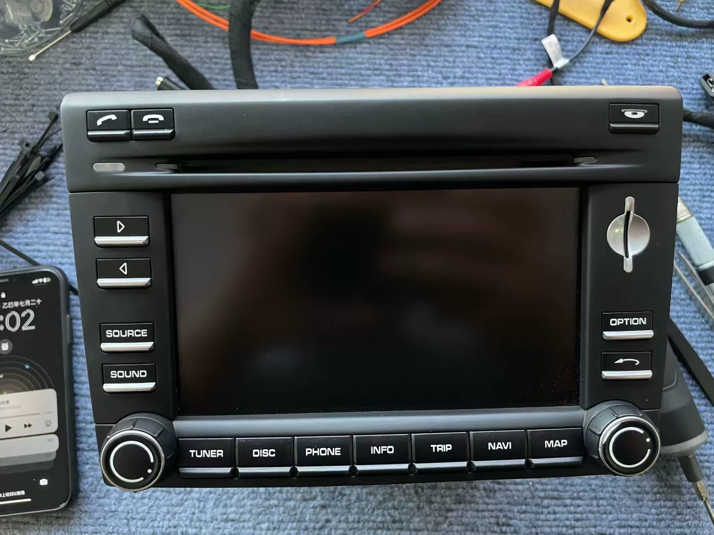 Porsche 997 PCM 3.0 Head Unit With Wireless CarPlay Upgrade Kit