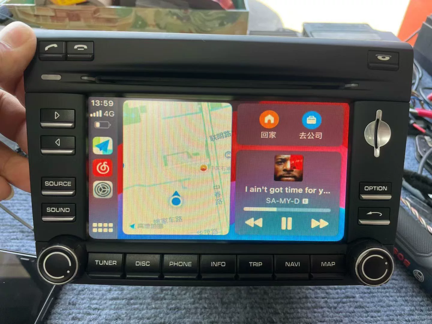 Porsche 997 PCM 3.0 Head Unit With Wireless CarPlay Upgrade Kit