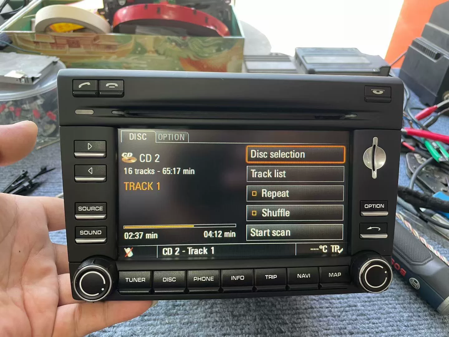 Porsche 997 PCM 3.0 Head Unit With Wireless CarPlay Upgrade Kit