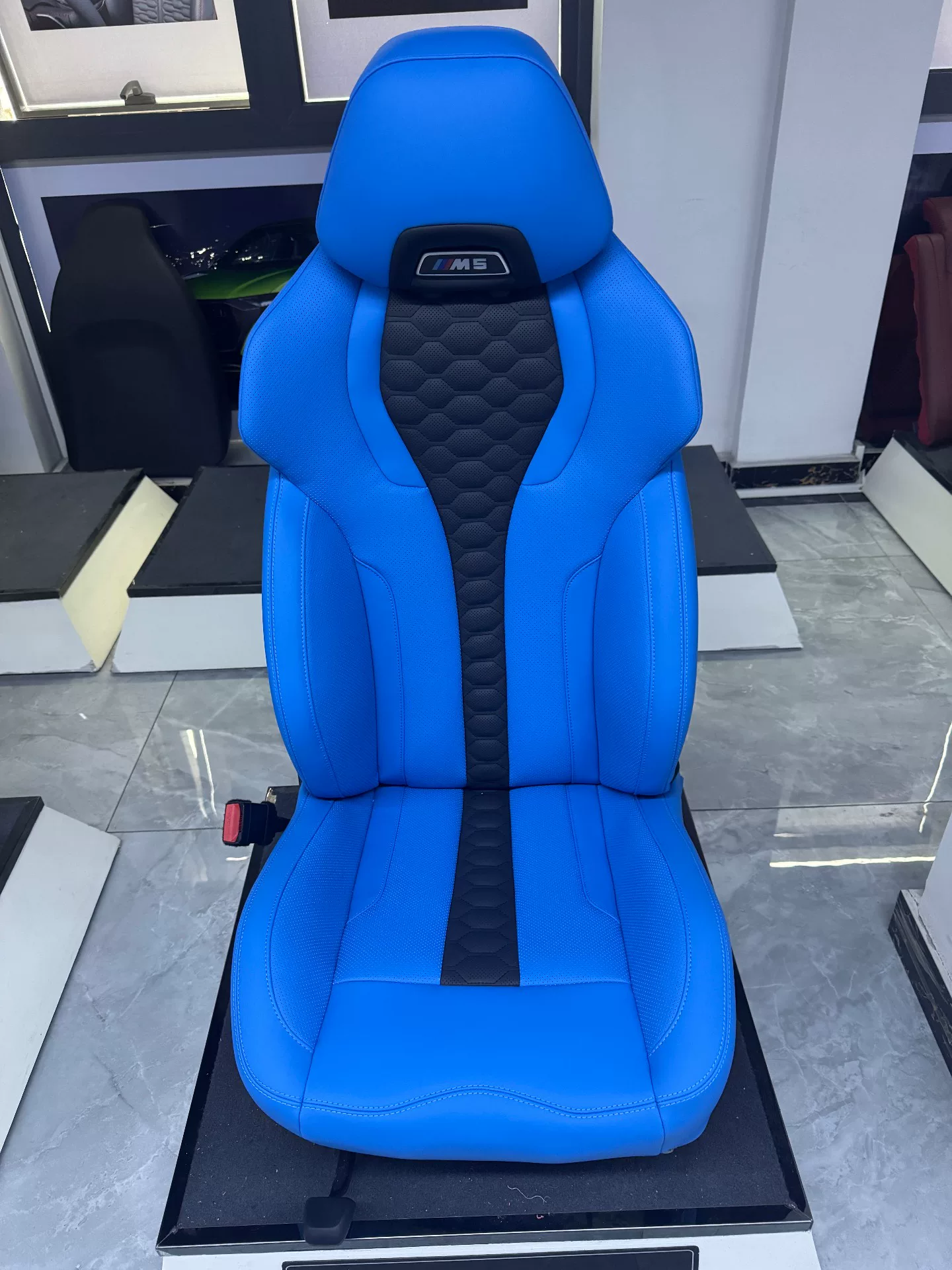 BMW M5 Sports Seat Modification Kit Compatible with multiple BMW models, including the 5 Series, 6 Series, X5, and X6.