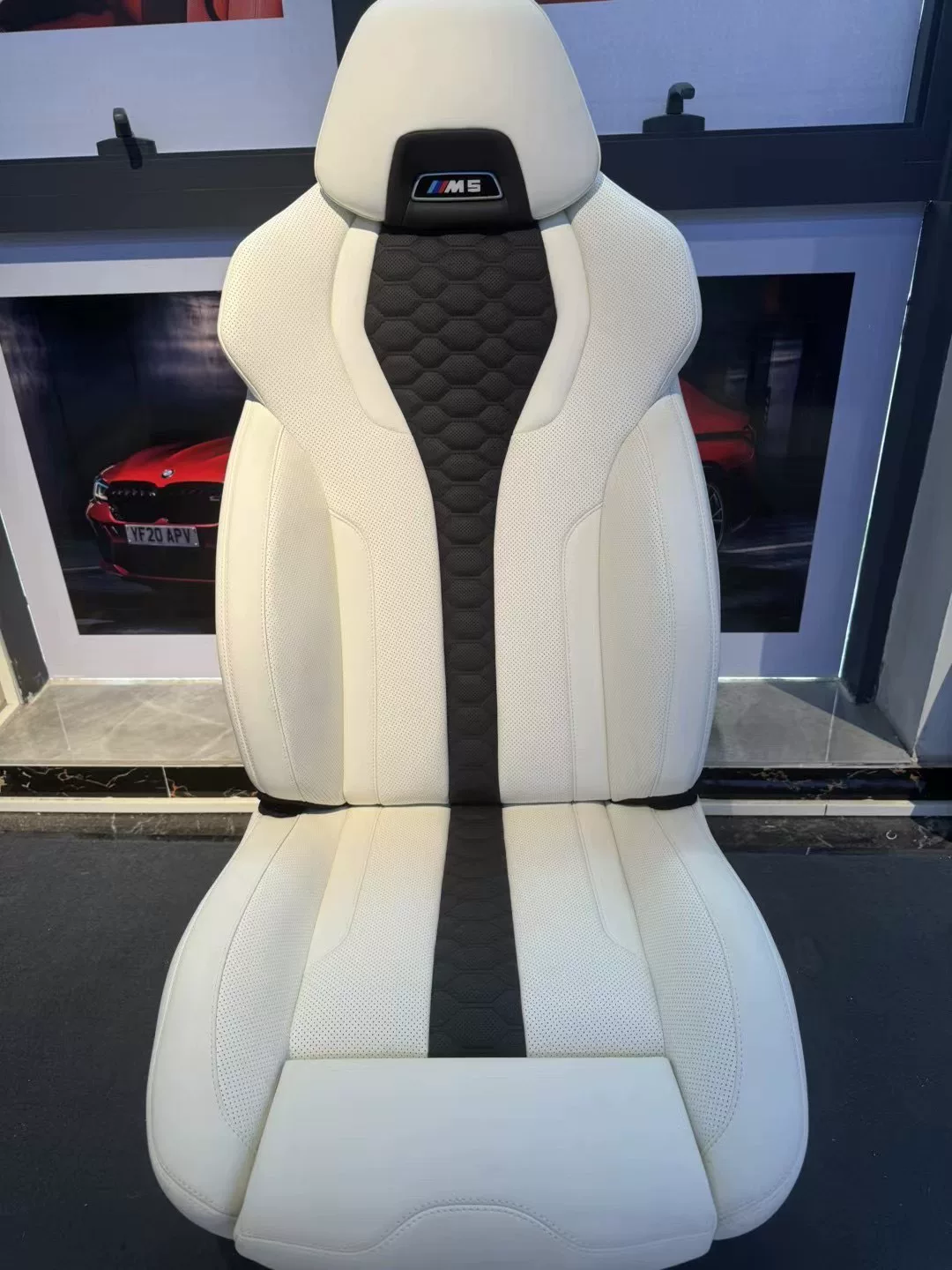 BMW M5 Sports Seat Modification Kit Compatible with multiple BMW models, including the 5 Series, 6 Series, X5, and X6.