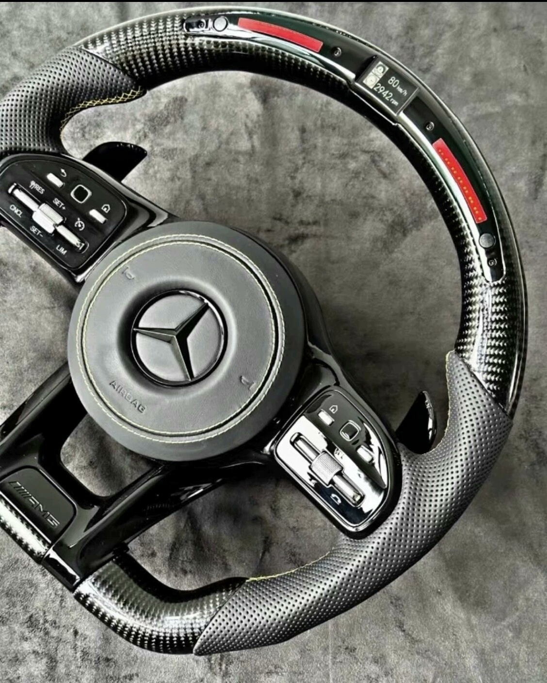 Mercedes Amg Carbon Fiber Steering Wheel