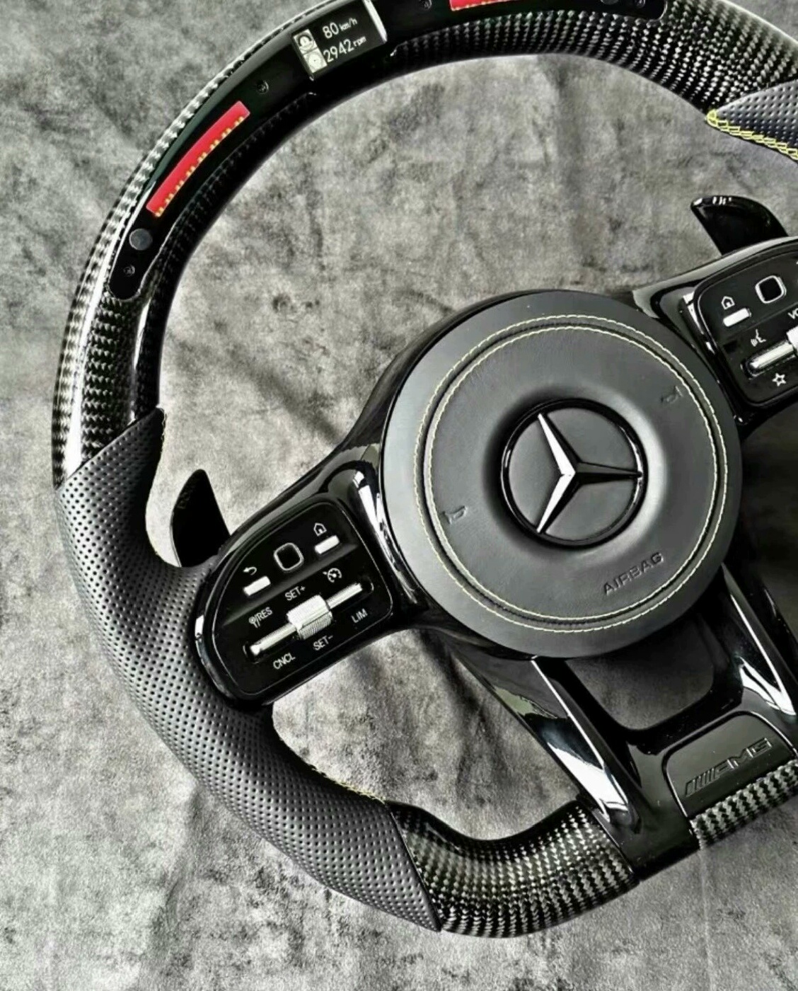 Mercedes Amg Carbon Fiber Steering Wheel