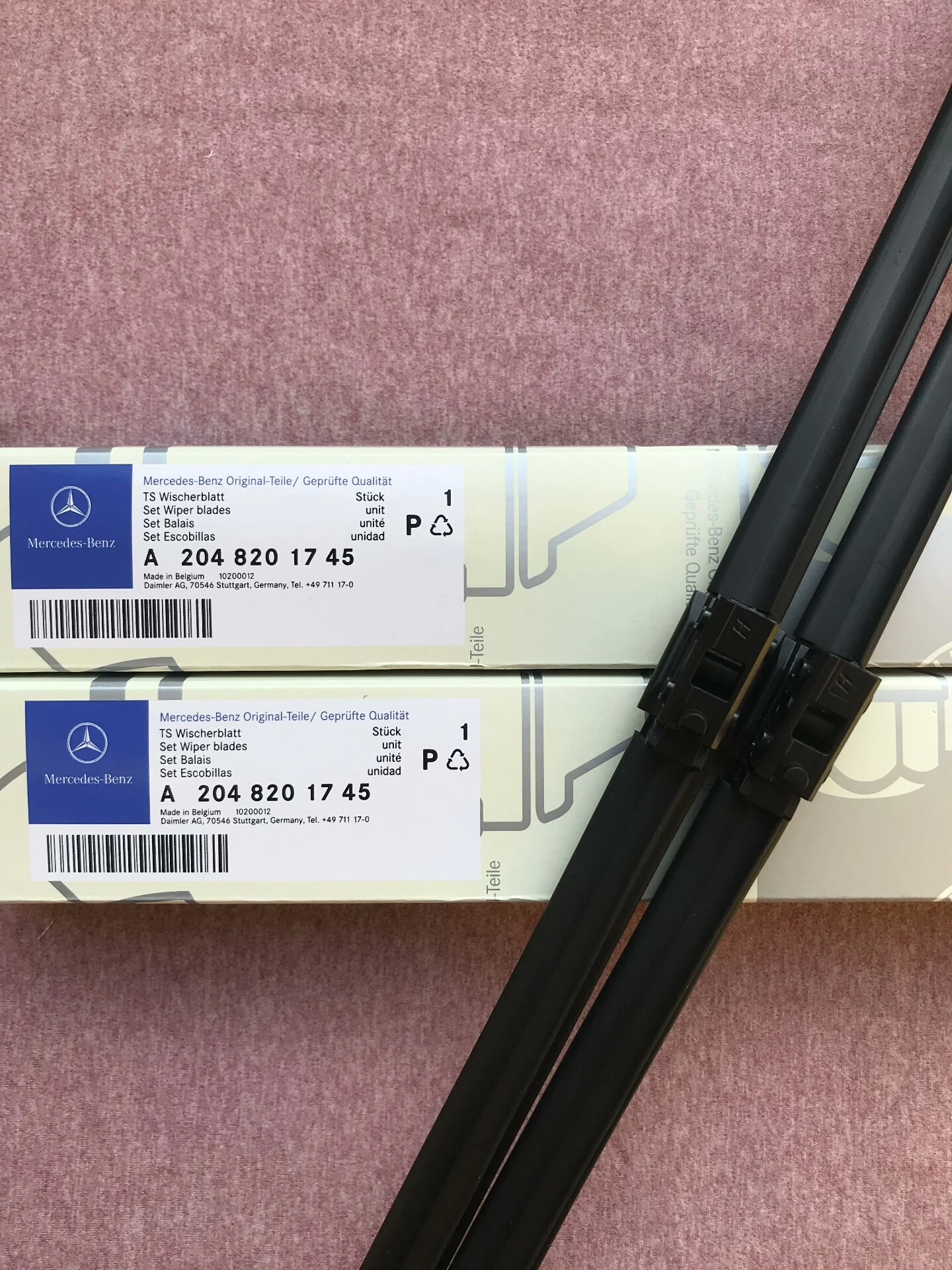 Mercedes-Benz Original Rain Wipers - OEM Part Number, 30-Day Guarantee