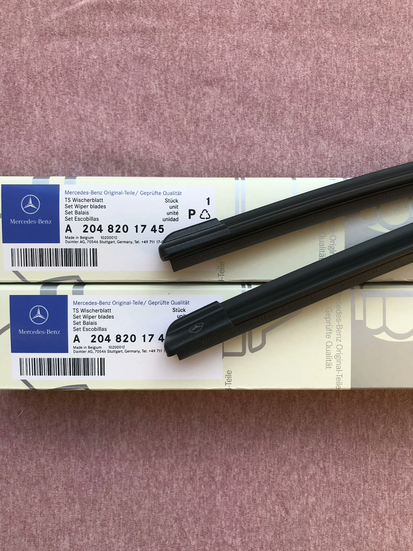 Mercedes-Benz Original Rain Wipers - OEM Part Number, 30-Day Guarantee