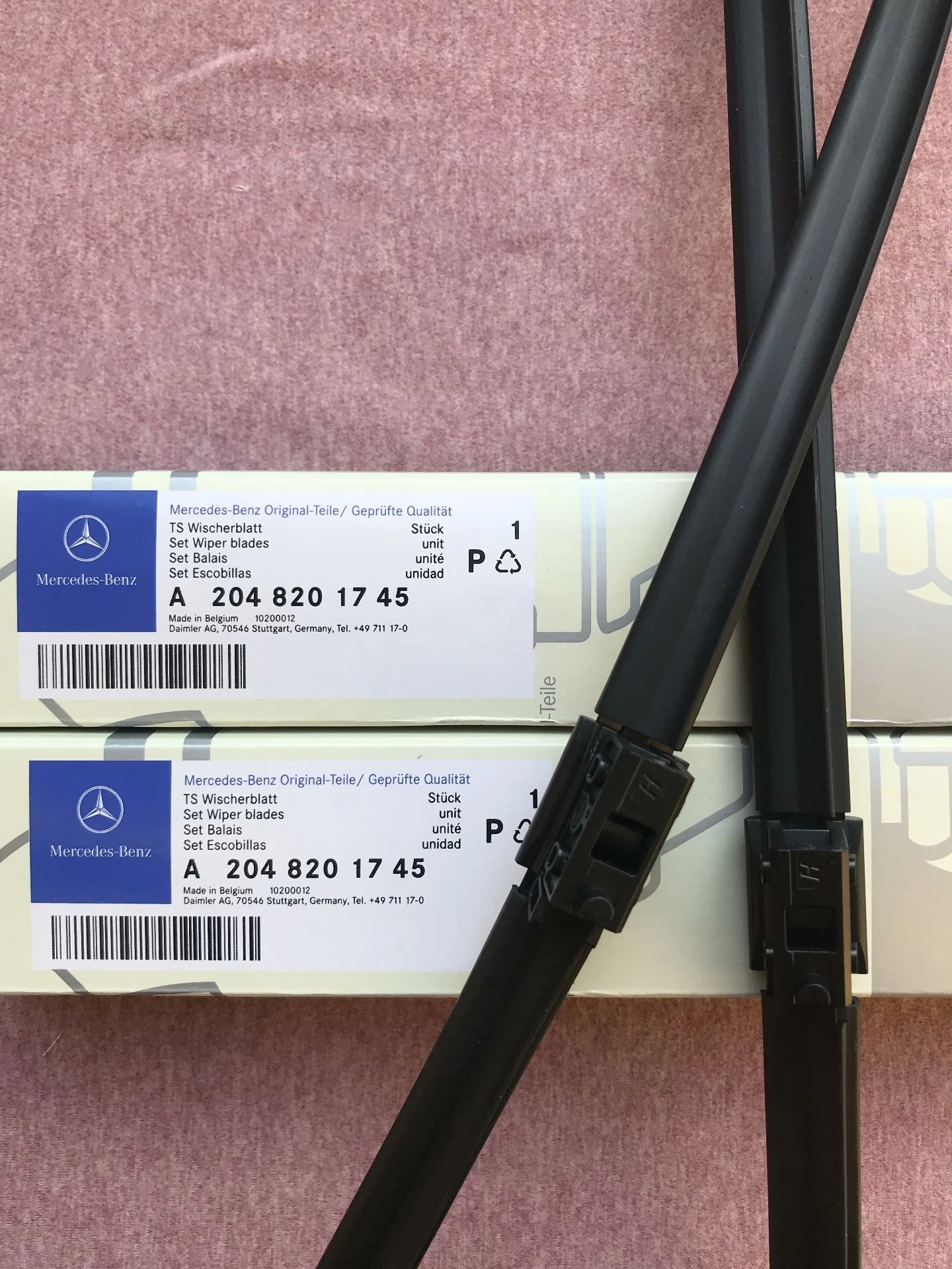 Mercedes-Benz Original Rain Wipers - OEM Part Number, 30-Day Guarantee