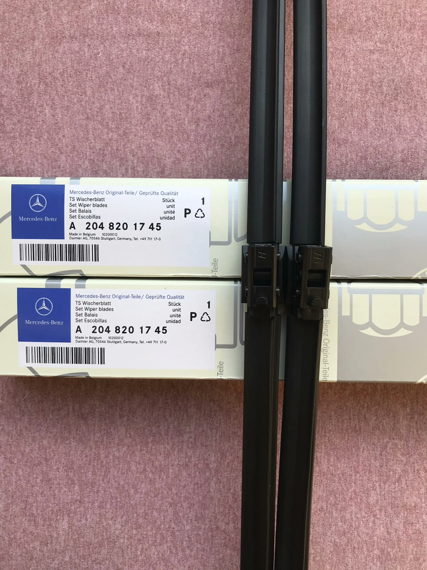 Mercedes-Benz Original Rain Wipers - OEM Part Number, 30-Day Guarantee