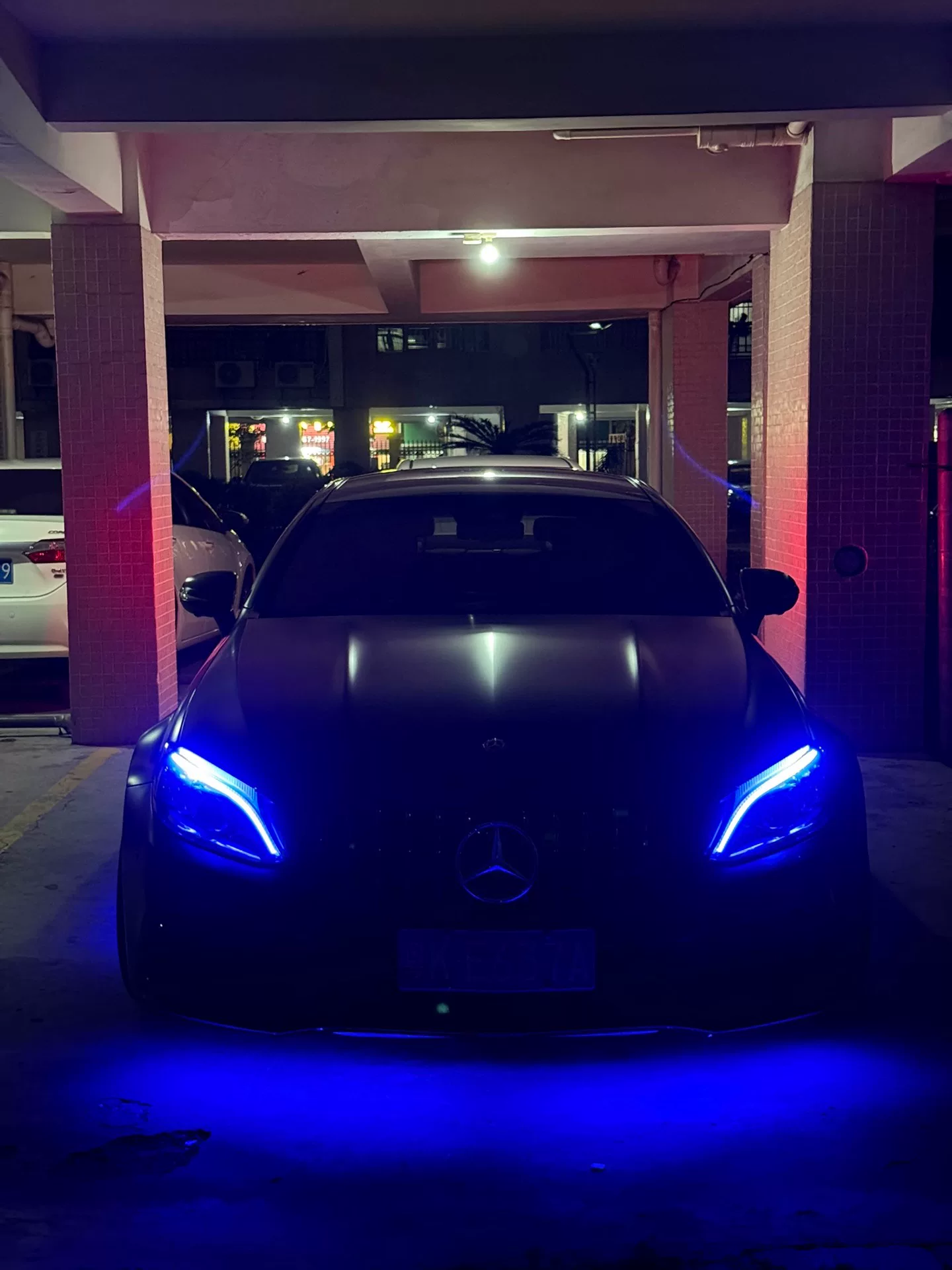 Mercedes C-Class GLC Daytime Running Light RGB Color-Changing Module (2015-2021) with Bluetooth App Control