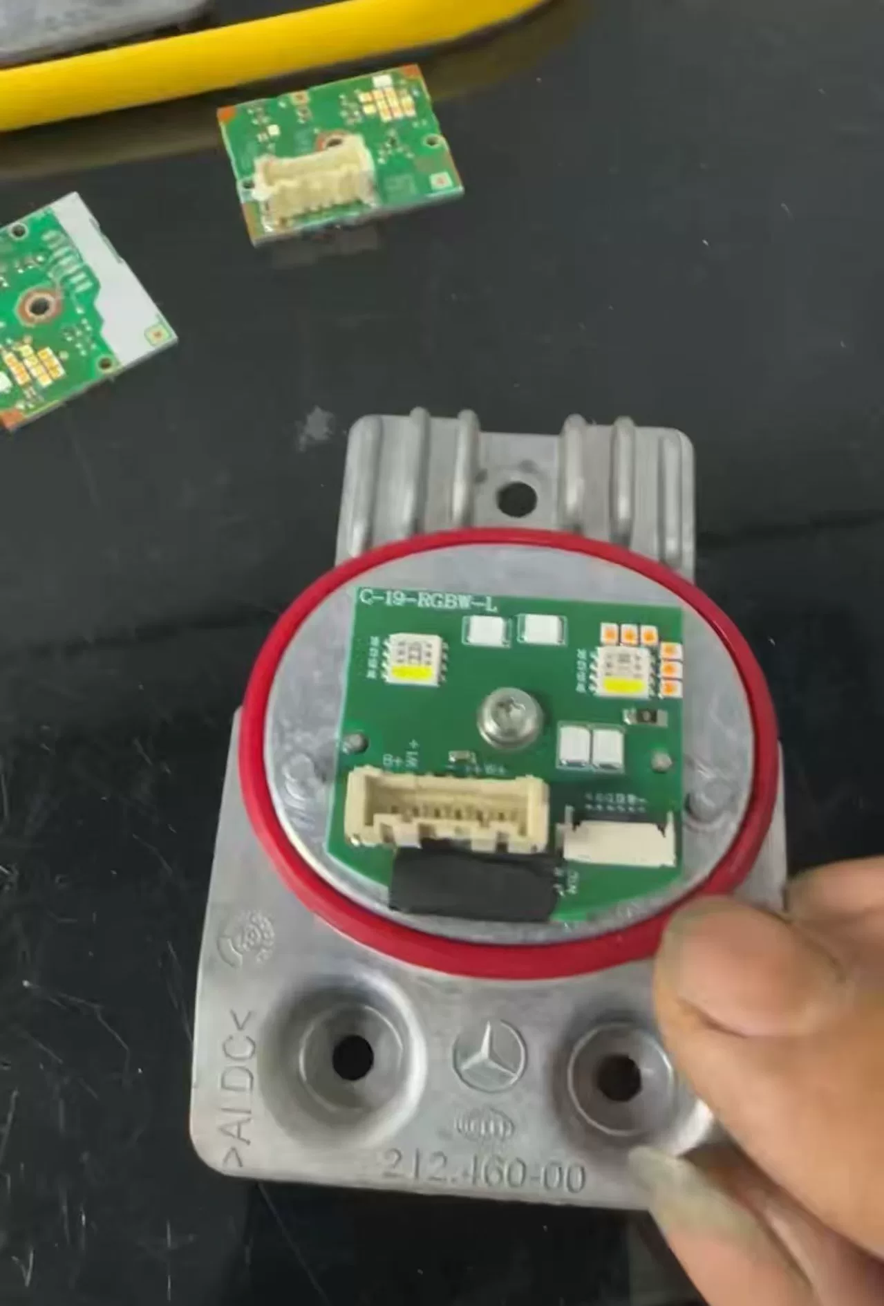 Mercedes C-Class GLC Daytime Running Light RGB Color-Changing Module (2015-2021) with Bluetooth App Control