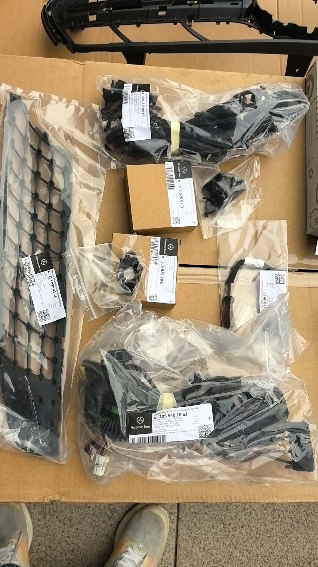Mercedes-Benz GLC X253 360-Degree Panoramic Camera System Full OEM Kit for Low-to-High Trim Upgrade
