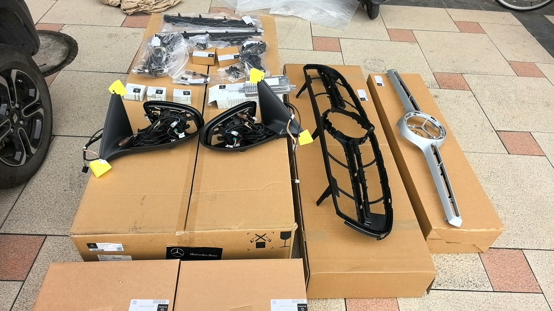 Mercedes-Benz GLC X253 360-Degree Panoramic Camera System Full OEM Kit for Low-to-High Trim Upgrade